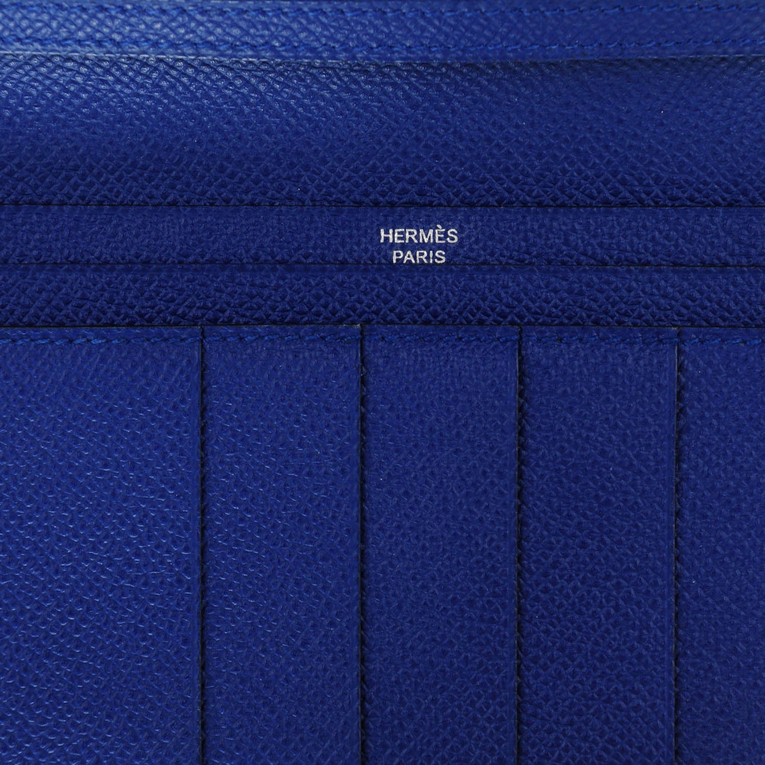 Hermes Epsom Bearn Gusset Wallet Bleu Saphir 8 of 10