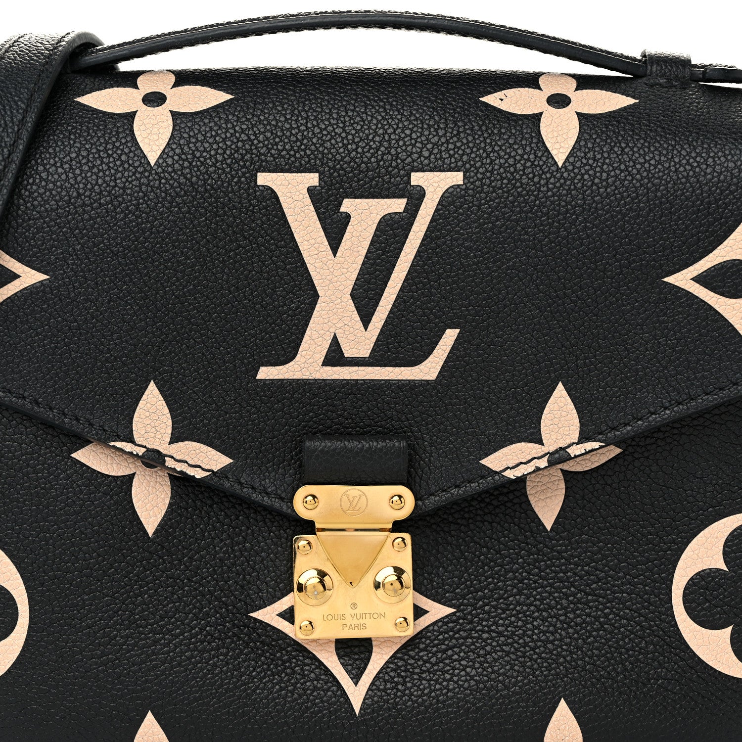 Louis Vuitton Empreinte Monogram Giant Pochette Metis Black Beige 7 of 10