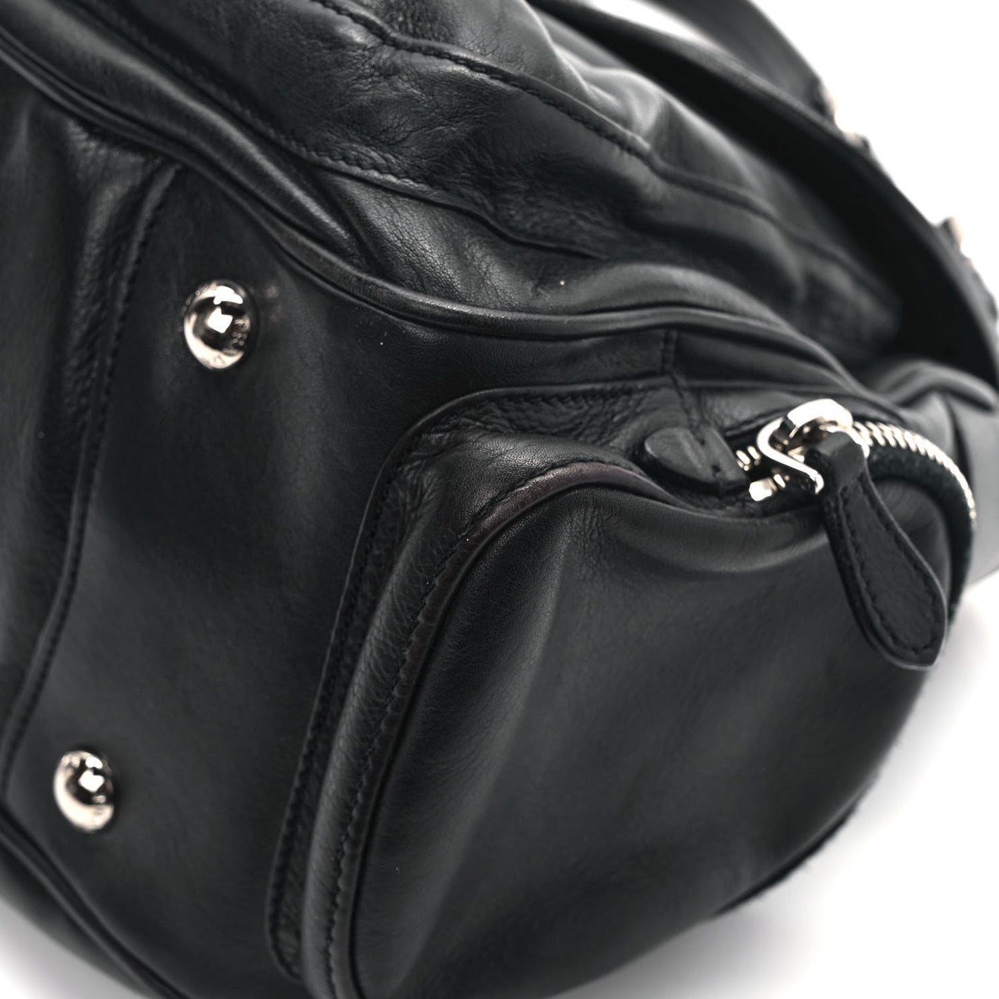 Cervo Antik Easy A Foldover Pushlock Flap Shoulder Bag Black