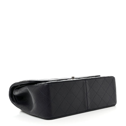 Chanel Caviar Quilted Jumbo Double Flap Navy Blue 4 of 12