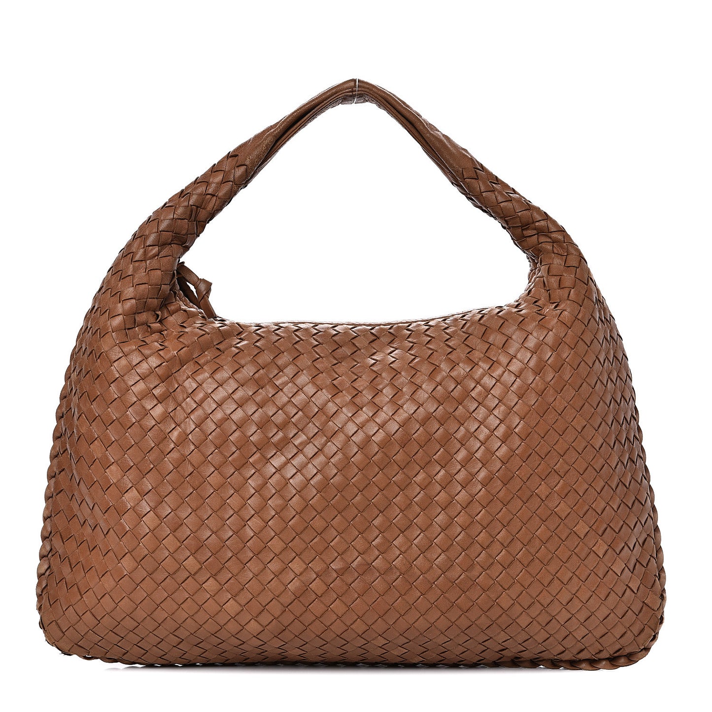 Nappa Intrecciato Large Veneta Hobo Noce