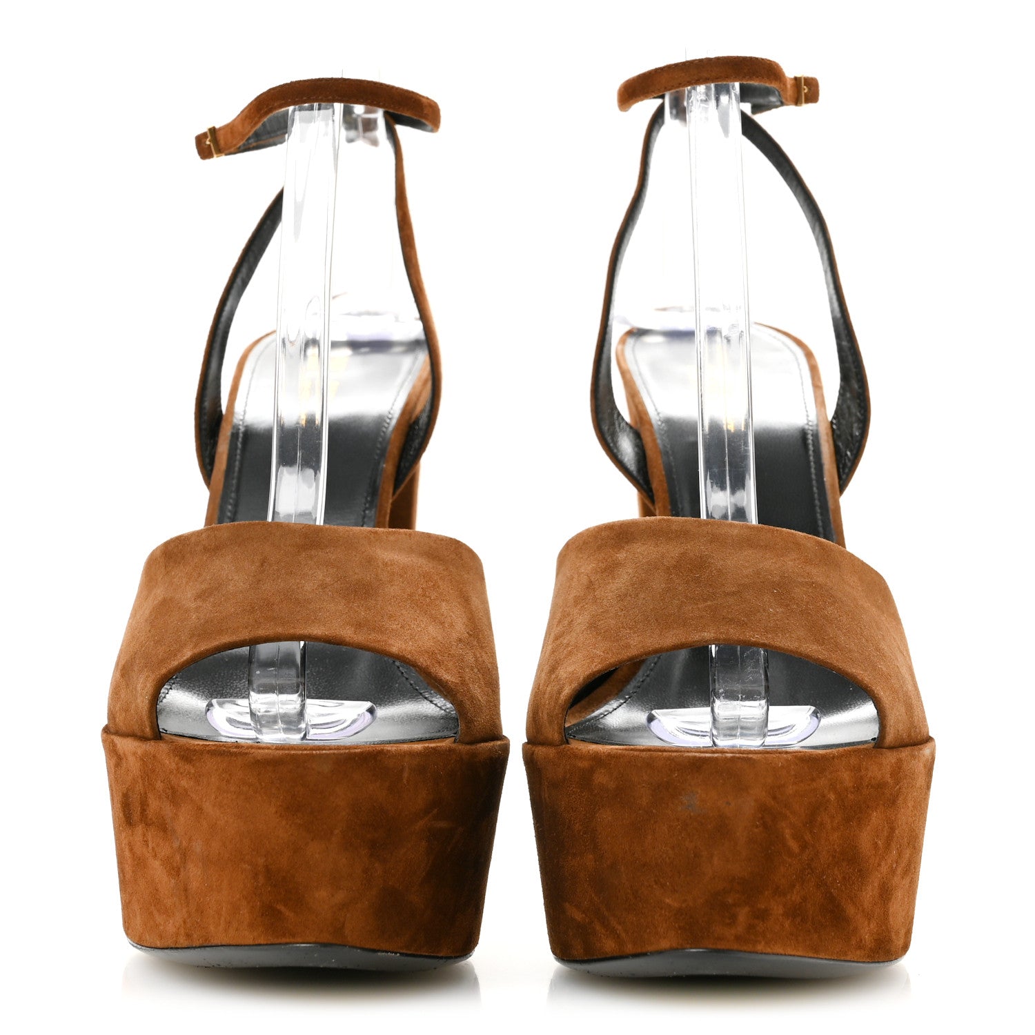 Saint Laurent Cachemire Jodie 95 Tanouk Platform Sandals 42 Land 3 of 10