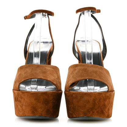 Saint Laurent Cachemire Jodie 95 Tanouk Platform Sandals 42 Land 3 of 10
