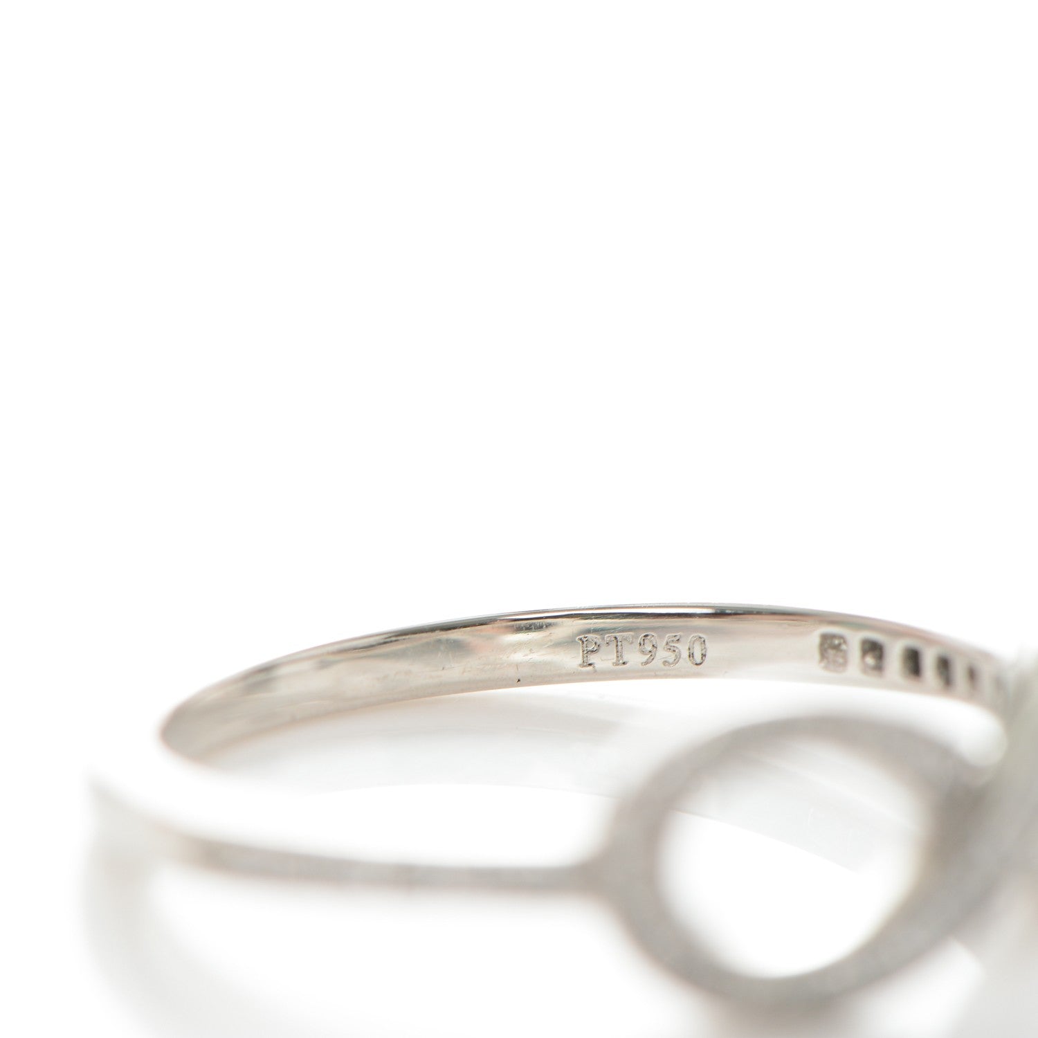 Tiffany Platinum Diamond Infinity Ring 6 5 of 6