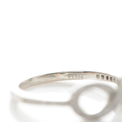Tiffany Platinum Diamond Infinity Ring 6 5 of 6