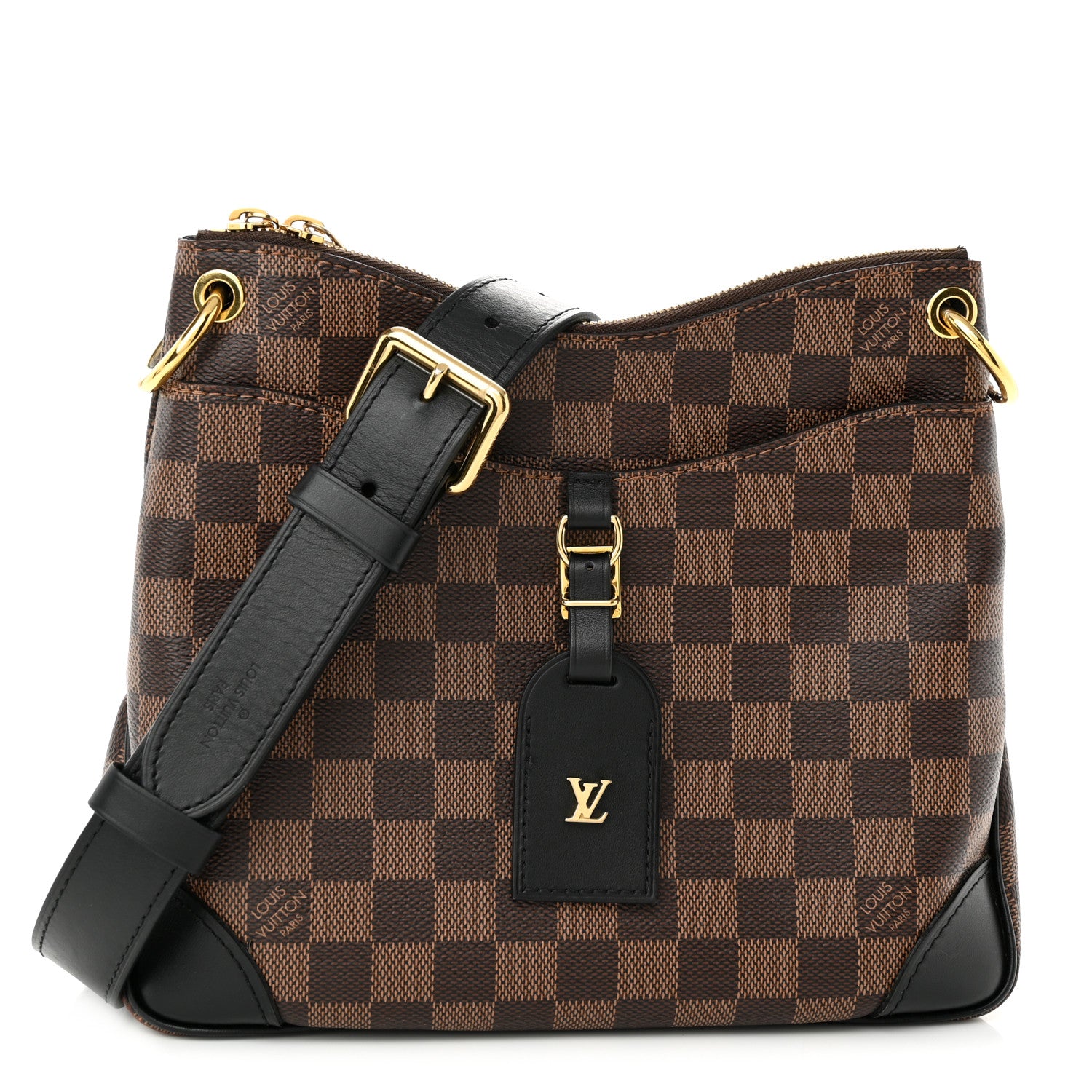 Louis Vuitton Damier Ebene Odeon PM Black 1 of 10
