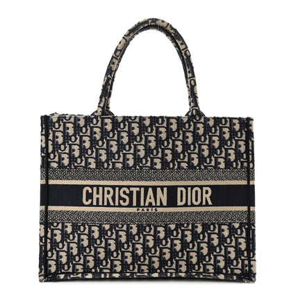 Christian Dior Oblique Medium Book Tote Blue Multicolor 1 of 10