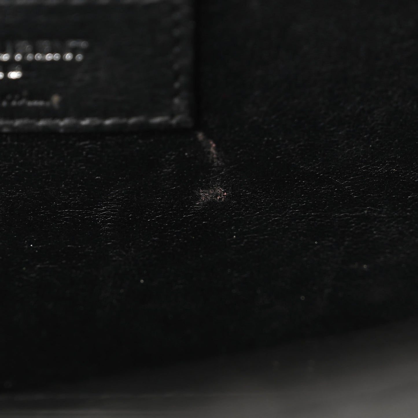 Grain De Poudre Textured Mixed Matelasse Triquilt Medium Monogram Satchel Black