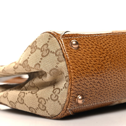 Gucci Monogram Calfskin Large Bardot Shoulder Bag Brown 10 of 13