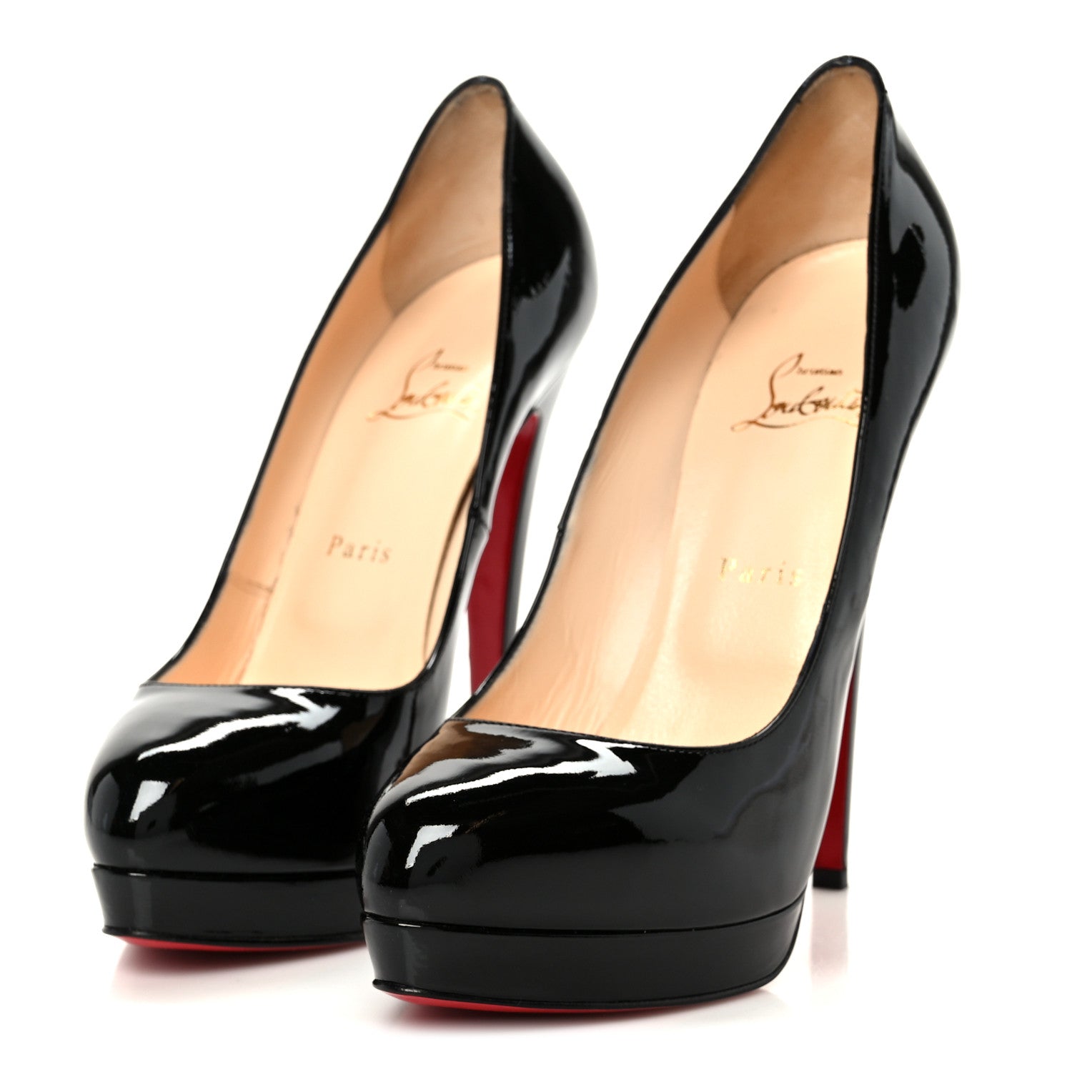Christian Louboutin Patent Alti 160 Pumps 38.5 Black 4 of 9