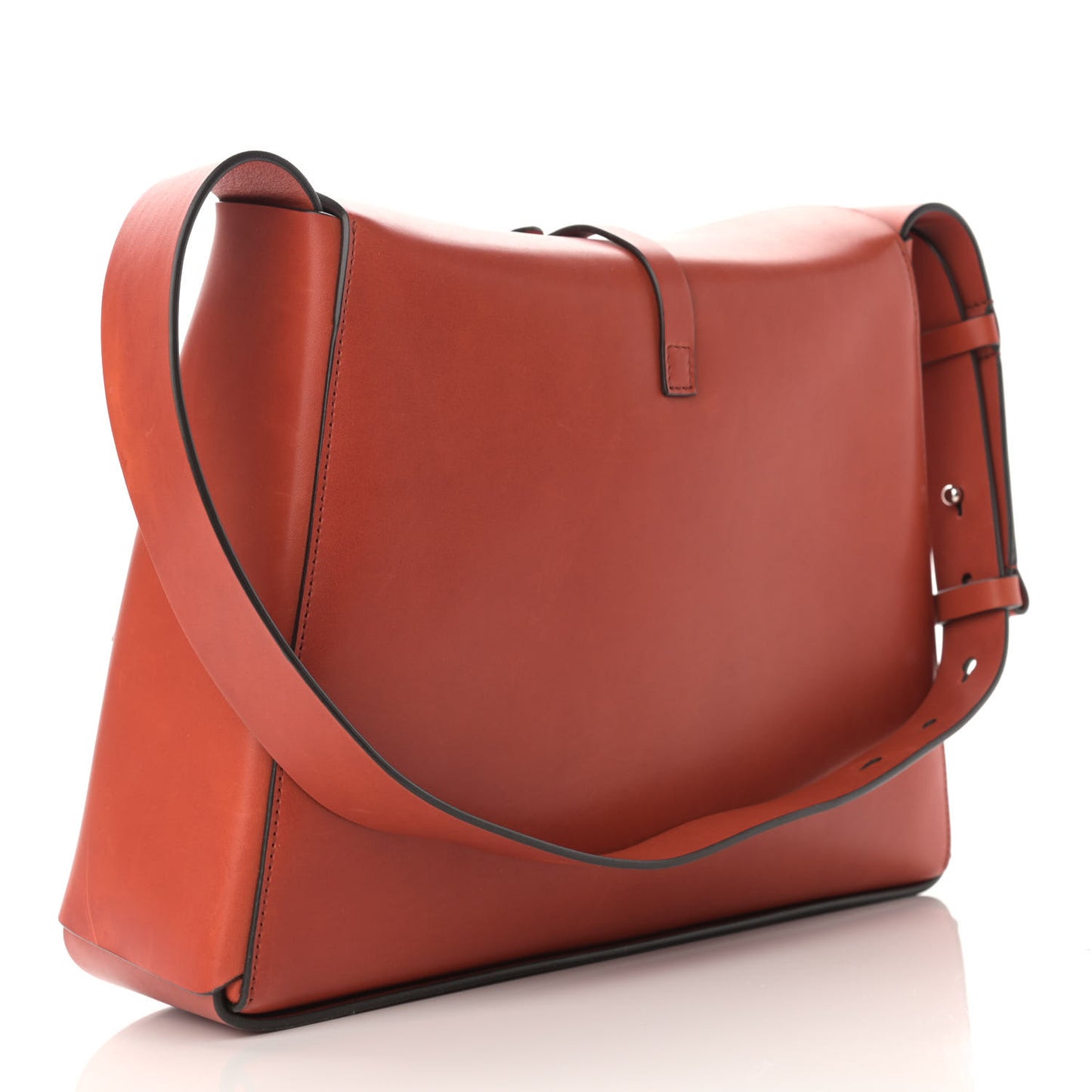 Woven Calfskin New Line Shoulder Bag Copper Bronze