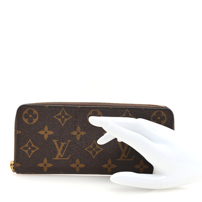 Louis Vuitton Monogram Clemence Wallet Rose Ballerine 2 of 7