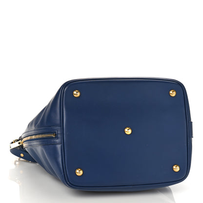 Saint Laurent Calfskin Large Emmanuelle Bucket Bag New Marine 4 of 10