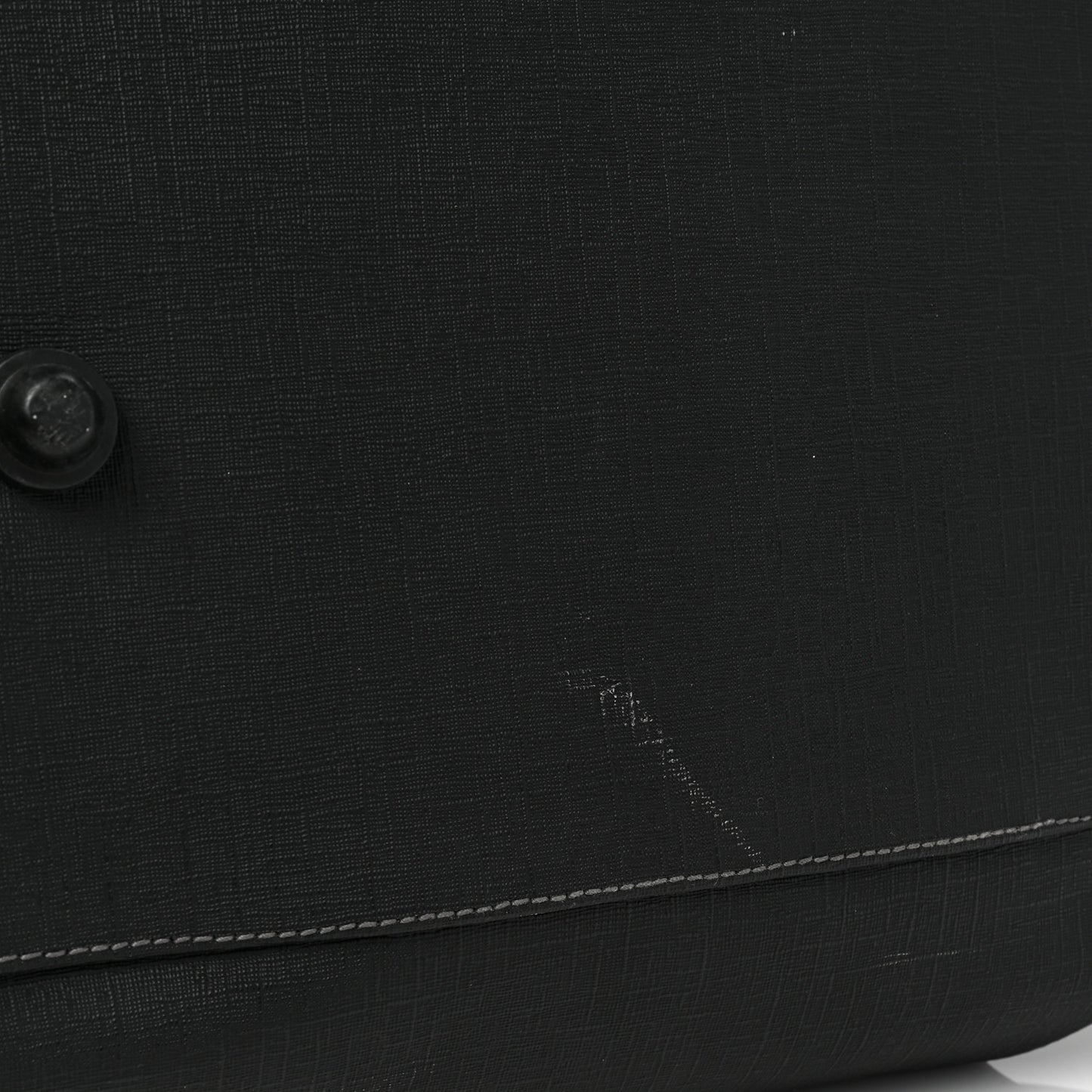 Coated Canvas Interlocking G Duffle Bag Black