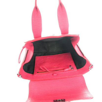 3.1 Phillip Lim 3.1 Textured Calfskin Mini Pashli Satchel Raspberry 5 of 8