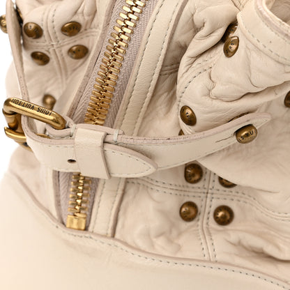 Louis Vuitton Lambskin Riveting White 16 of 18