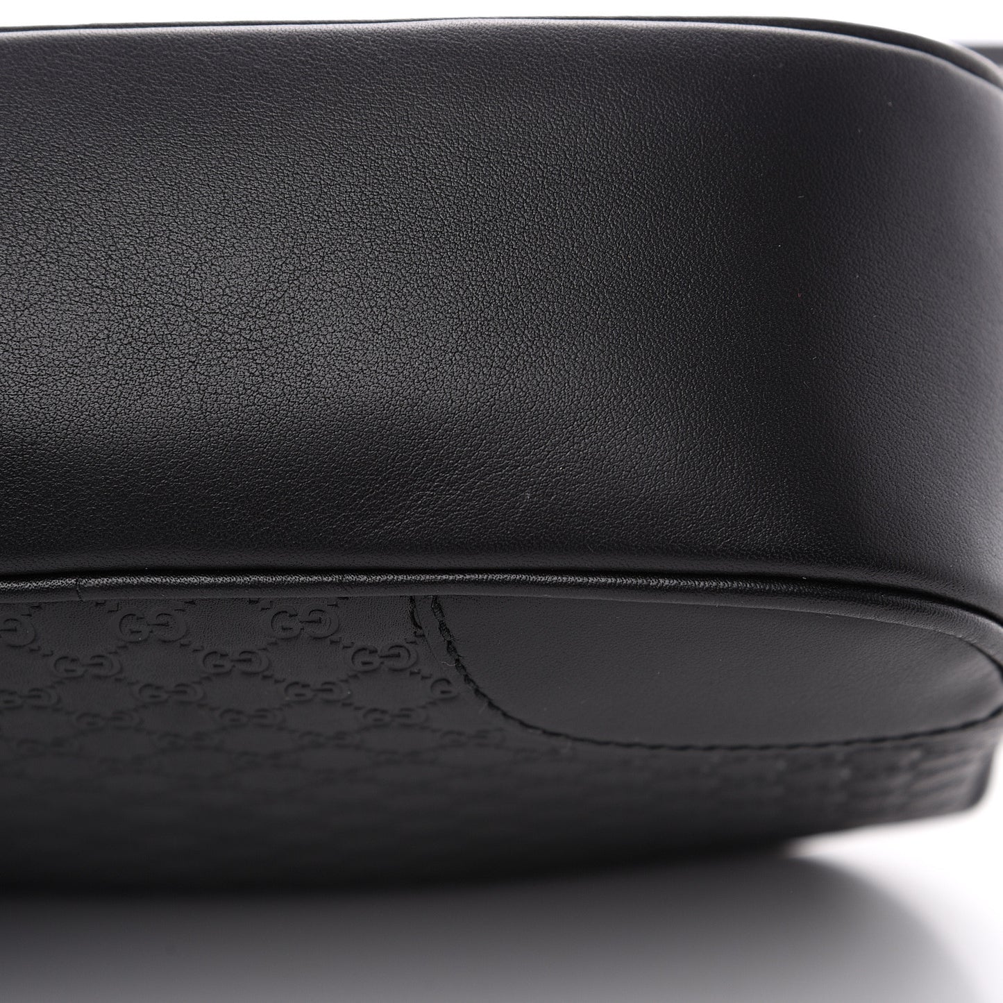 Microguccissima Mini Bree Messenger Bag Black
