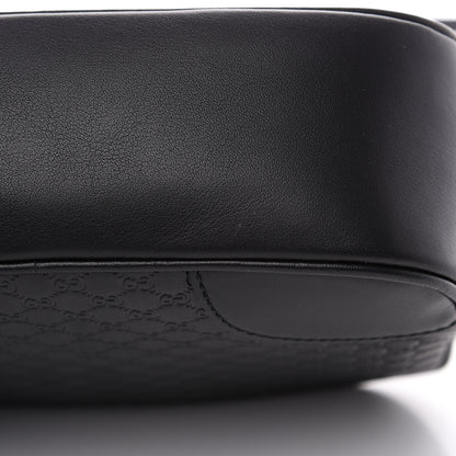 Gucci Microguccissima Mini Bree Messenger Bag Black 9 of 9