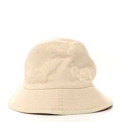 Gucci Monogram Jumbo GG Mosteria Bucket Hat L Beige 5 of 10