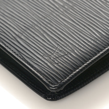 Louis Vuitton Epi Marco Wallet Black 8 of 8