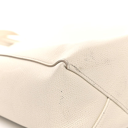 Celine Grained Calfskin Small Vertical Cabas Cream 7 of 28