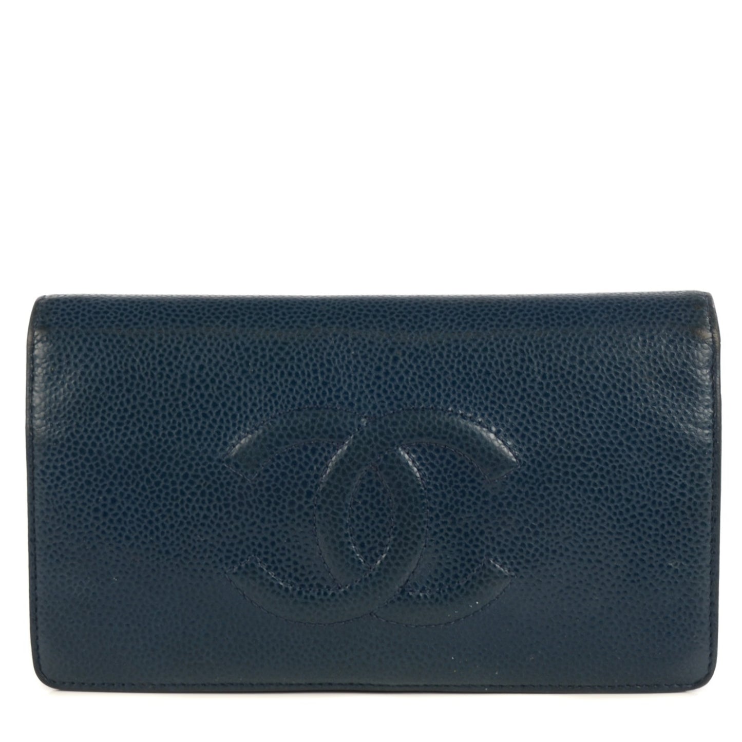 Caviar Timeless CC Yen Wallet Navy