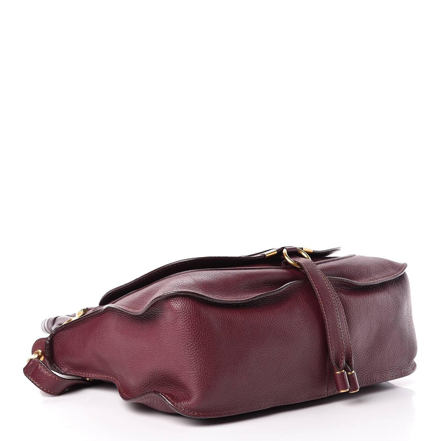Chloe Calfskin Medium Marcie Satchel Wine Purple 4 of 12