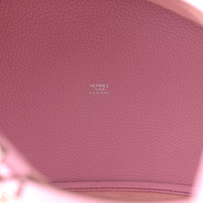 Hermes Taurillon Clemence Picotin Lock 22 MM Mauve Sylvestre 5 of 11