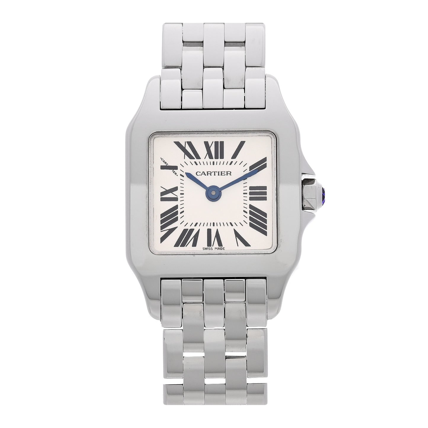 Stainless Steel 20mm Santos Demoiselle Quartz Watch