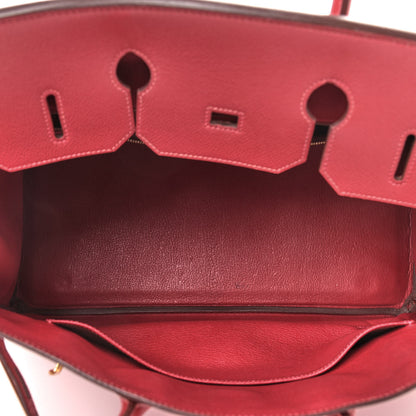 Hermes Epsom Birkin 35 Rouge Vif 4 of 11