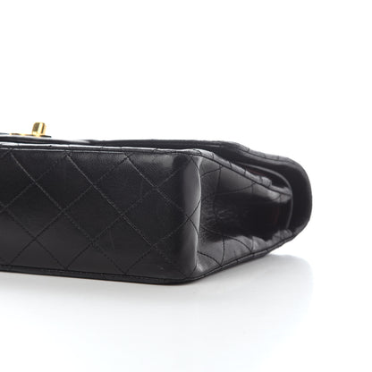 Chanel Lambskin Quilted Medium Double Flap Black 9 of 11