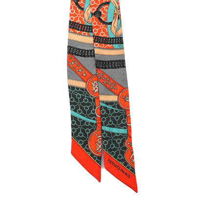 Hermes Silk La Promenade Du Matin Twilly 2 of 6