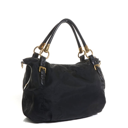 Prada Tessuto Nylon Shoulder Bag Nero Black 3 of 11