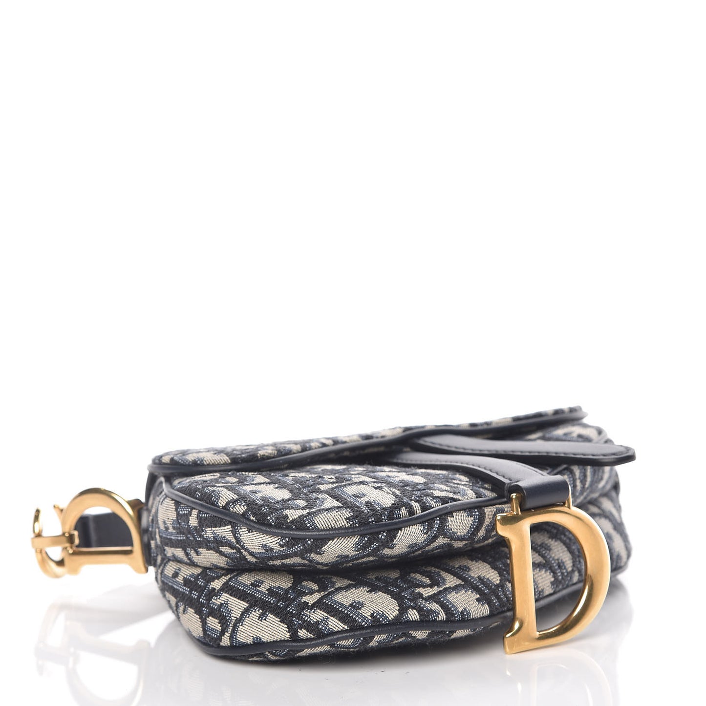 Oblique Mini Saddle Bag Blue