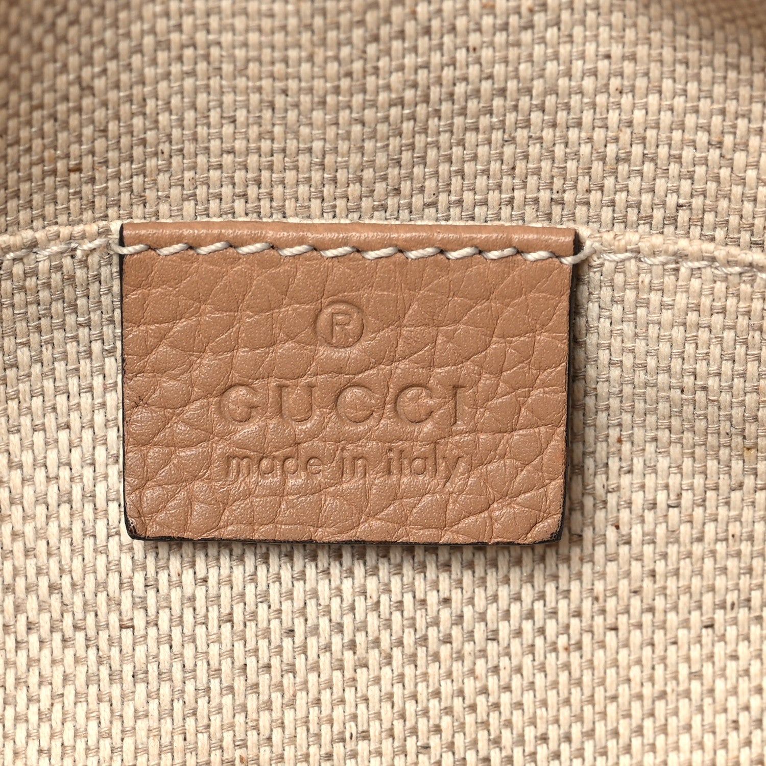 Gucci Pebbled Calfskin Small Soho Disco Bag Camelia 6 of 8