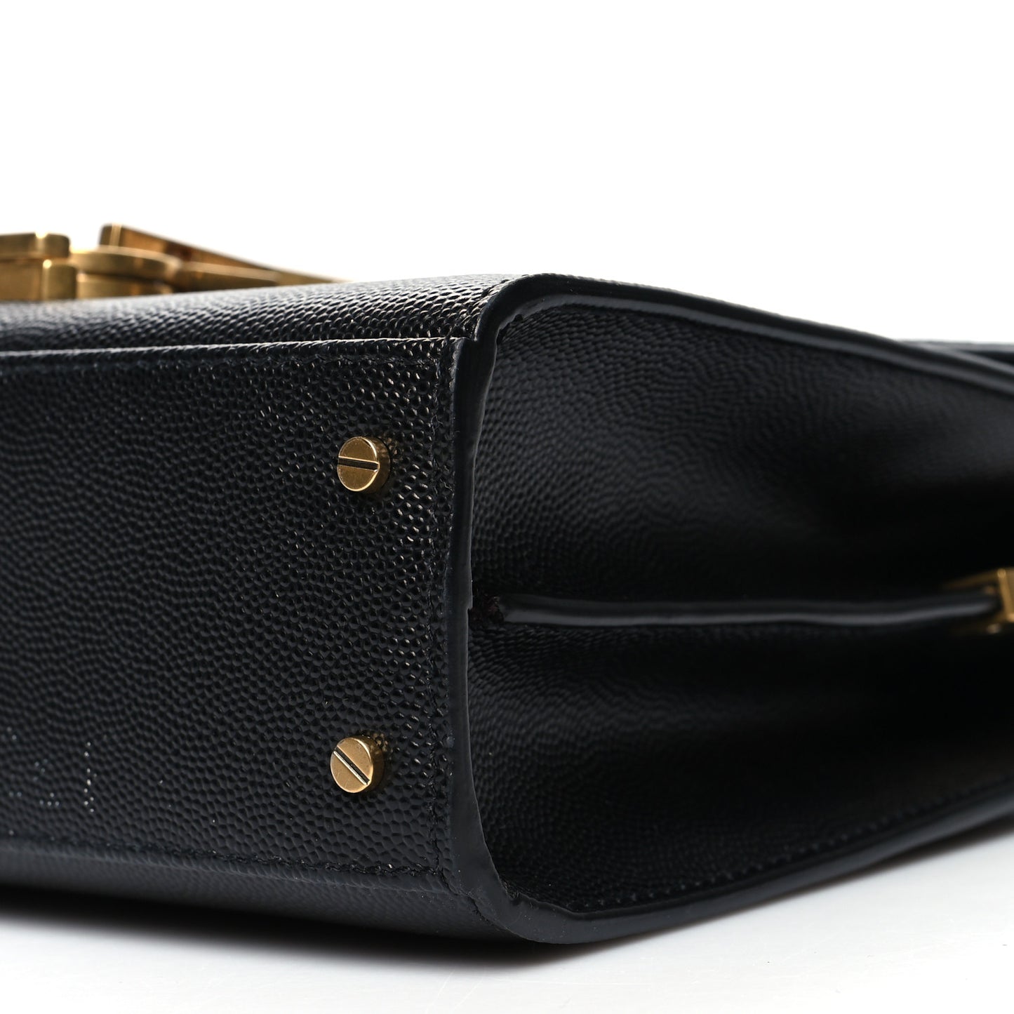 Grain de Poudre Mini Classic Monogram Cassandra Top Handle Black Rouge Legion
