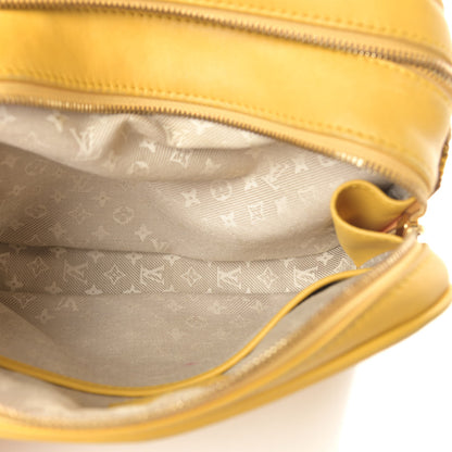Louis Vuitton Supple Calfskin Paname Take Off Flight Bag Yellow 5 of 8