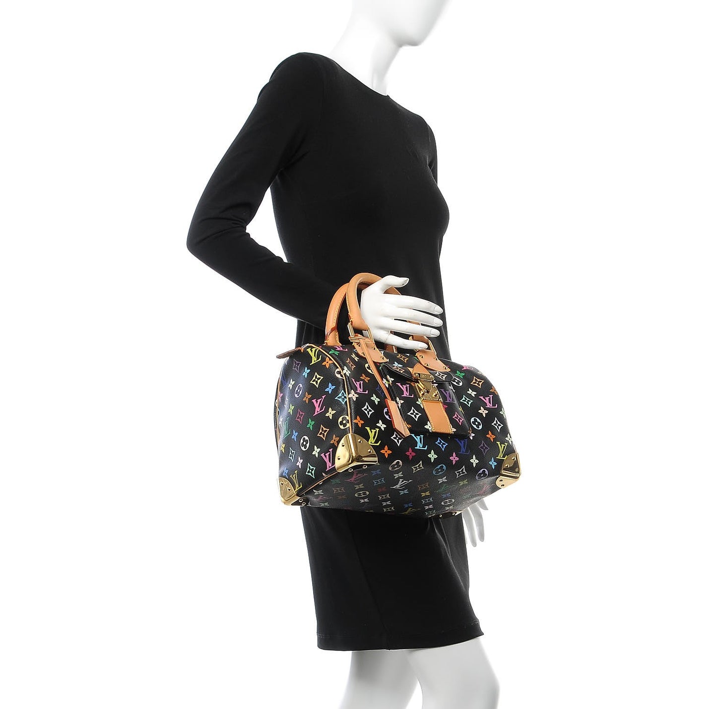 Monogram Multicolor Speedy 30 Black
