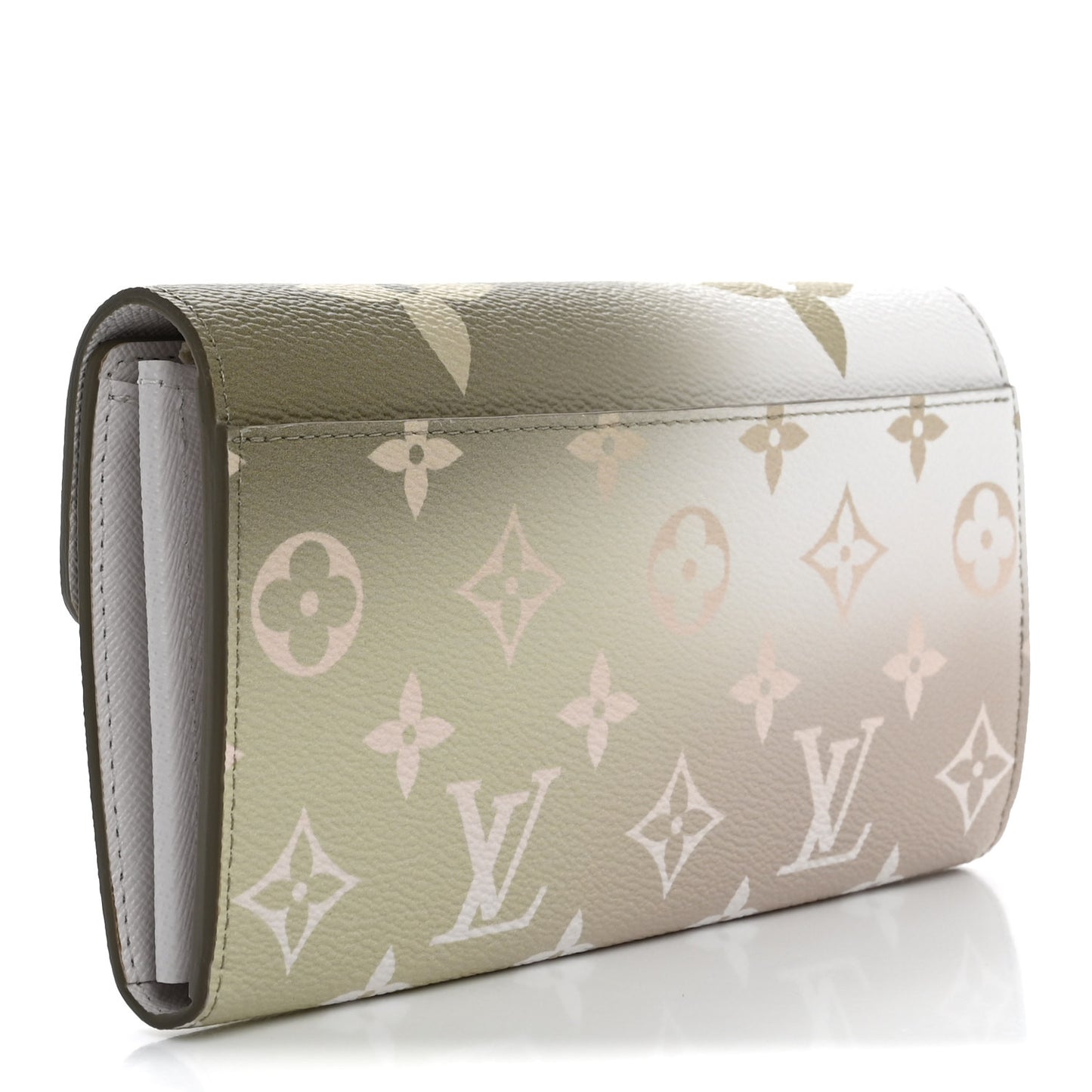 Monogram Giant Spring In The City Sarah Wallet NM Sunset Kaki