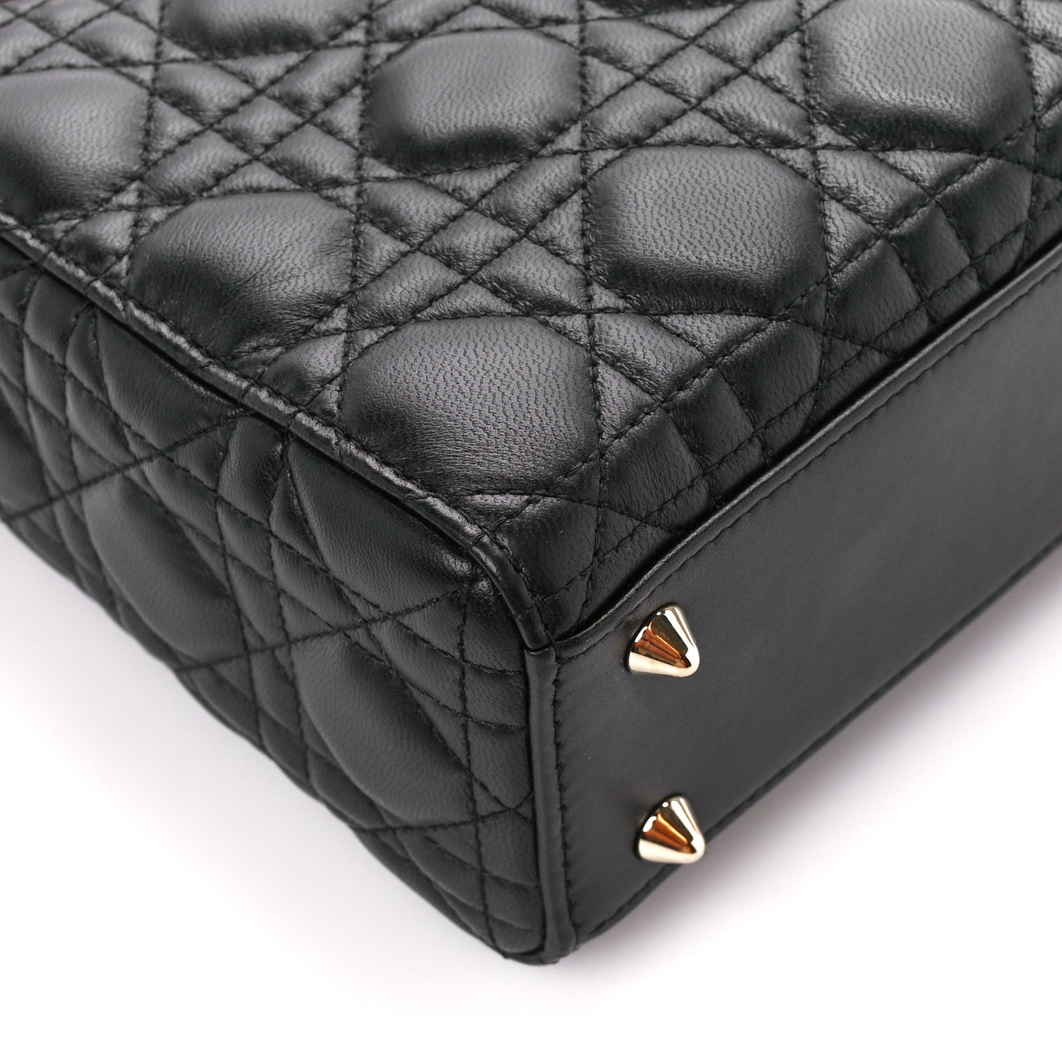 Christian Dior Lambskin Cannage Small My ABCDior Lady Dior Black 10 of 14