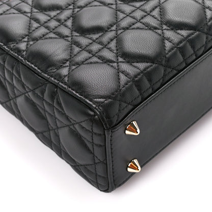 Christian Dior Lambskin Cannage Small My ABCDior Lady Dior Black 10 of 14