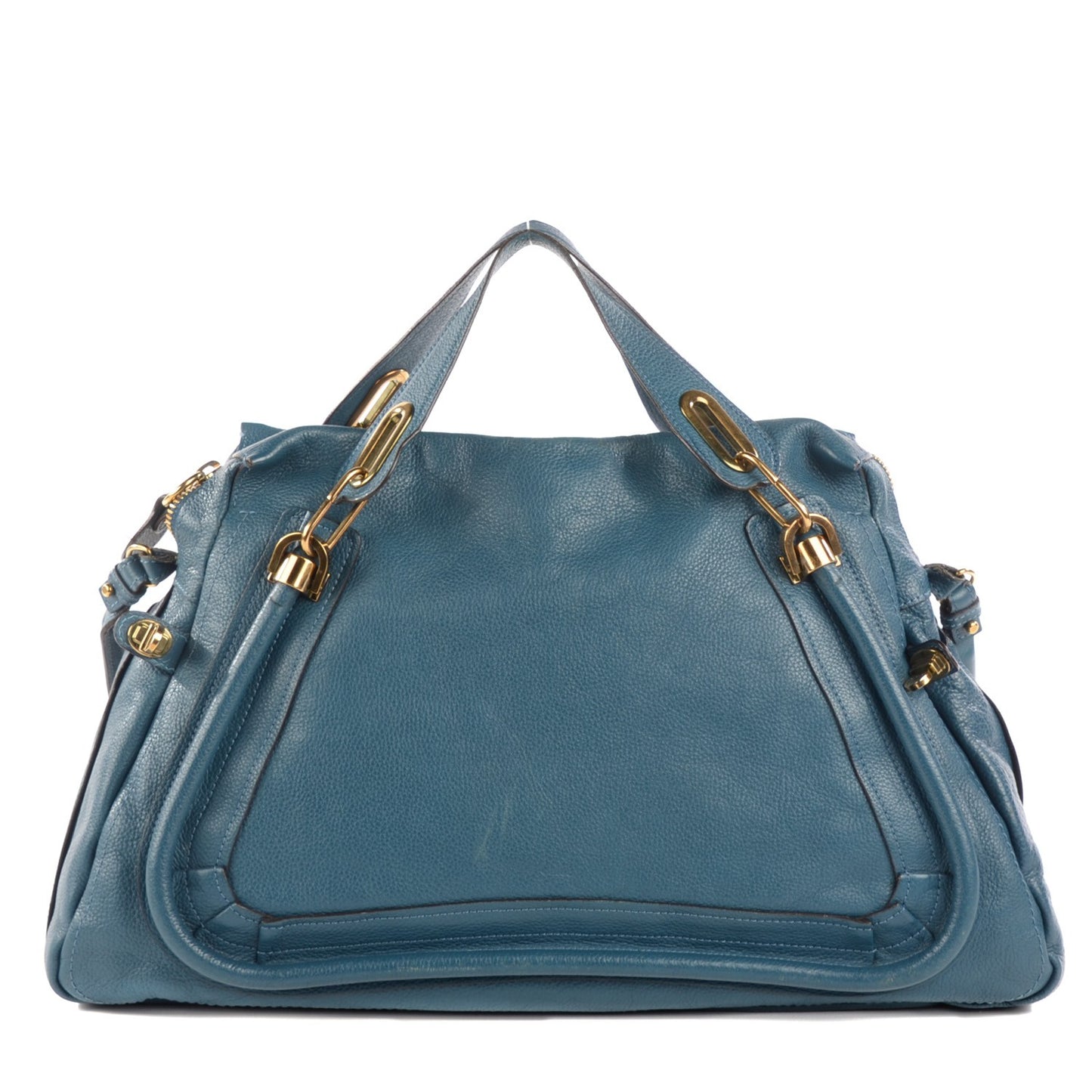 Calfskin Large Paraty Peacock Blue