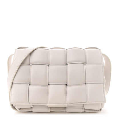Bottega Veneta Nappa Maxi Intreccio Padded Cassette Crossbody Bag Chalk 1 of 13