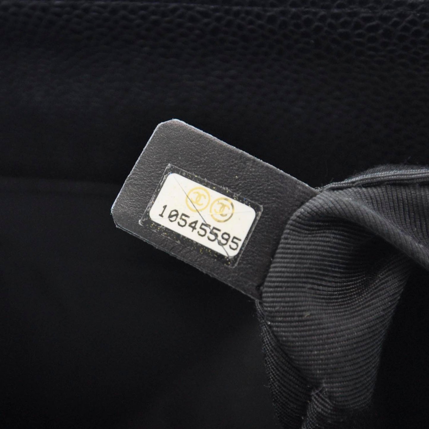 Caviar Quilted Grand Shopping Tote GST Black