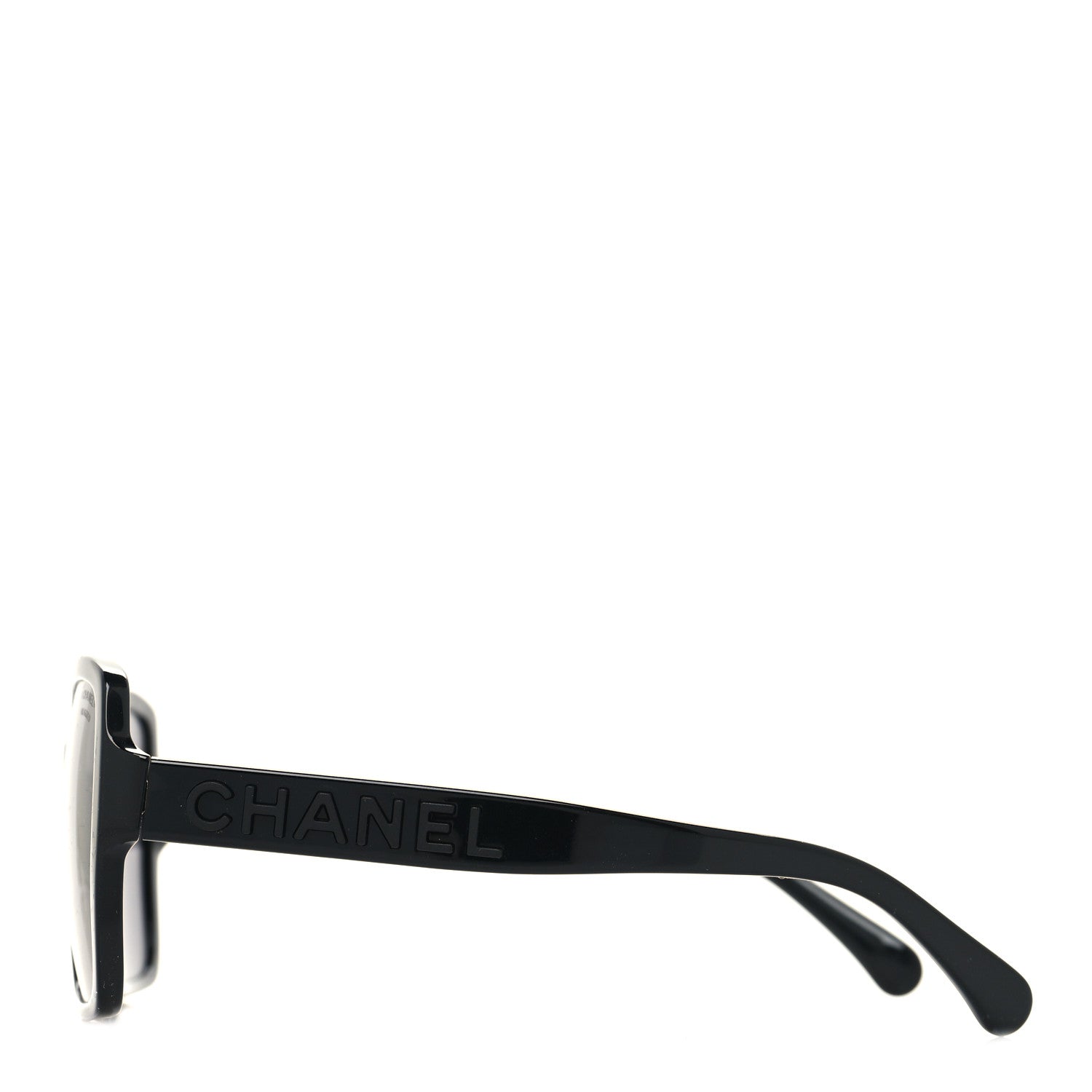 Chanel Acetate Square Sunglasses 5408 Black 3 of 8