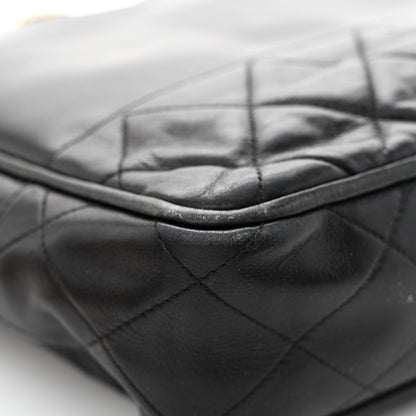 Chanel Lambskin Quilted Shoulder Bag Black 19 of 20