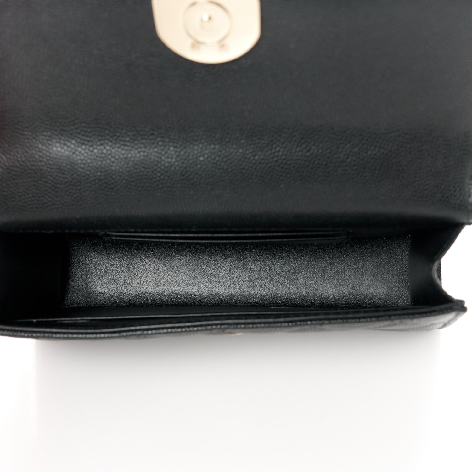 Chanel Caviar Quilted Chain Match Top Handle Phone Holder With Chain Black 5 of 12