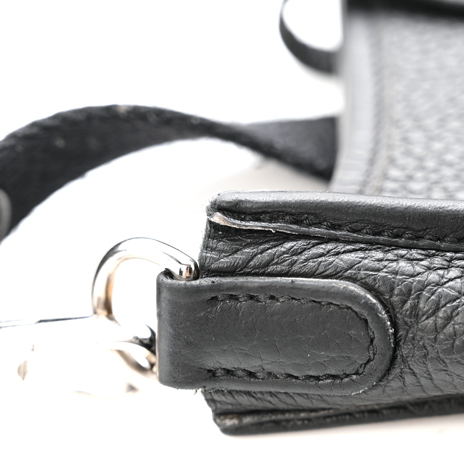 Hermes Taurillon Clemence Evelyne TPM Black 14 of 14