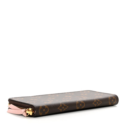 Louis Vuitton Monogram Clemence Wallet Rose Ballerine 4 of 6