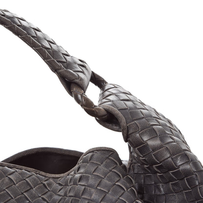 Bottega Veneta Nappa Intrecciato Sloane Hobo Ferro Gray 15 of 20